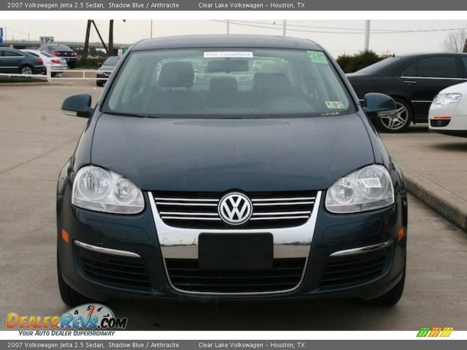 2007 Volkswagen Jetta 2.5 Sedan Shadow Blue / Anthracite Photo #14
