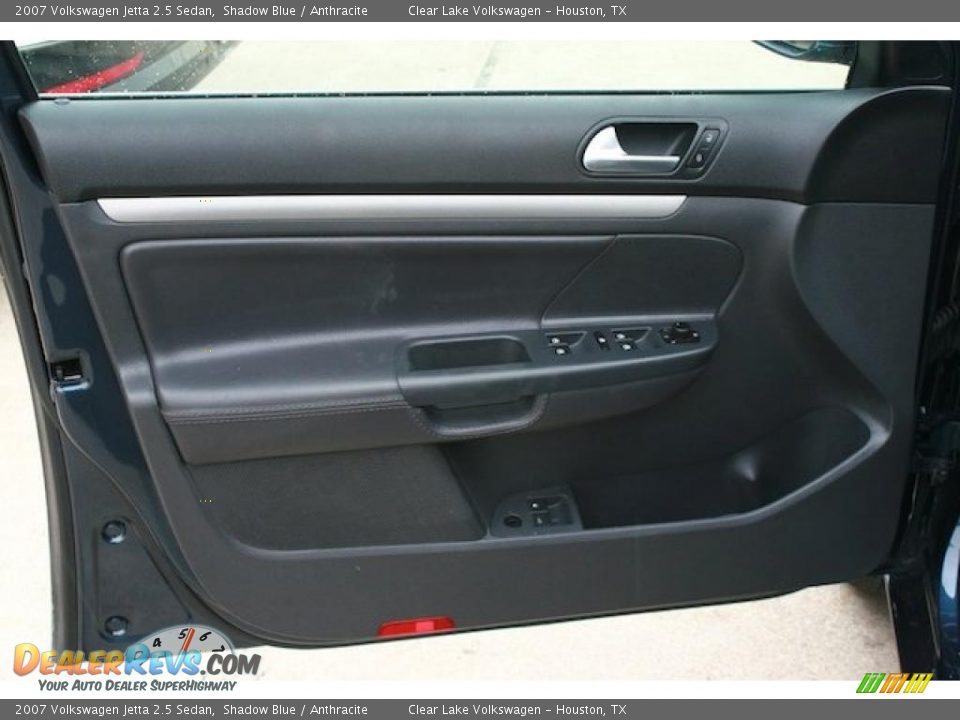 2007 Volkswagen Jetta 2.5 Sedan Shadow Blue / Anthracite Photo #15