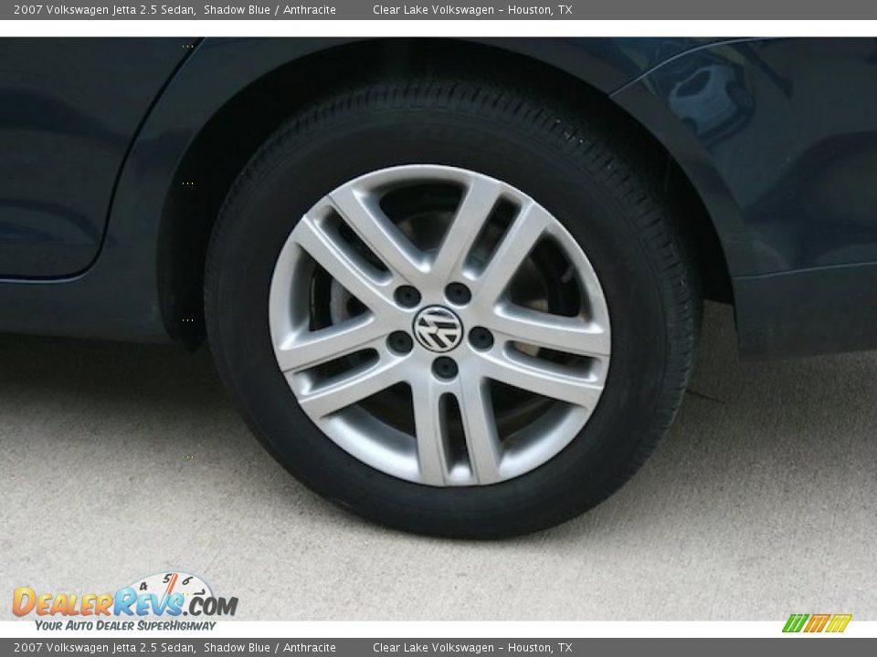 2007 Volkswagen Jetta 2.5 Sedan Shadow Blue / Anthracite Photo #18