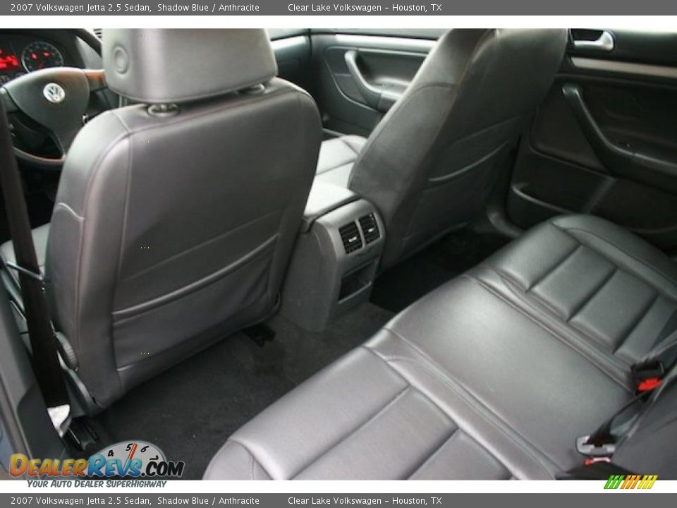2007 Volkswagen Jetta 2.5 Sedan Shadow Blue / Anthracite Photo #21