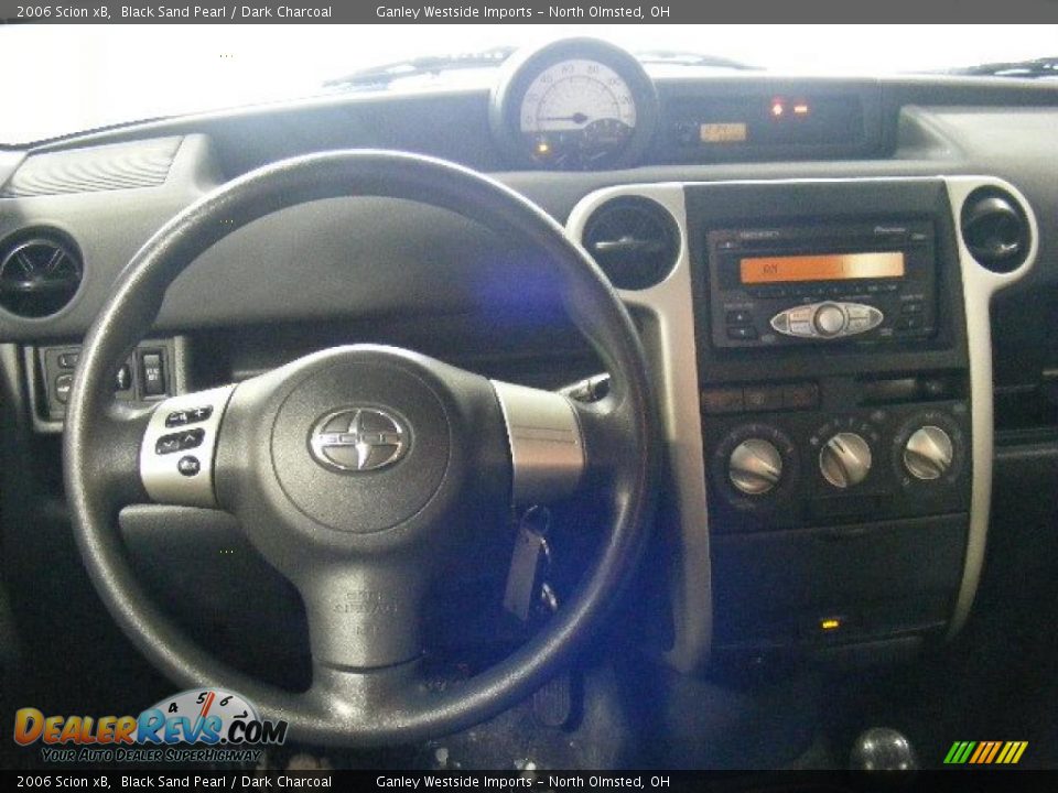 2006 Scion xB Black Sand Pearl / Dark Charcoal Photo #14