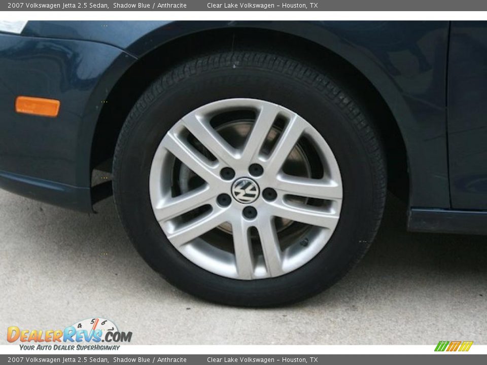 2007 Volkswagen Jetta 2.5 Sedan Shadow Blue / Anthracite Photo #22