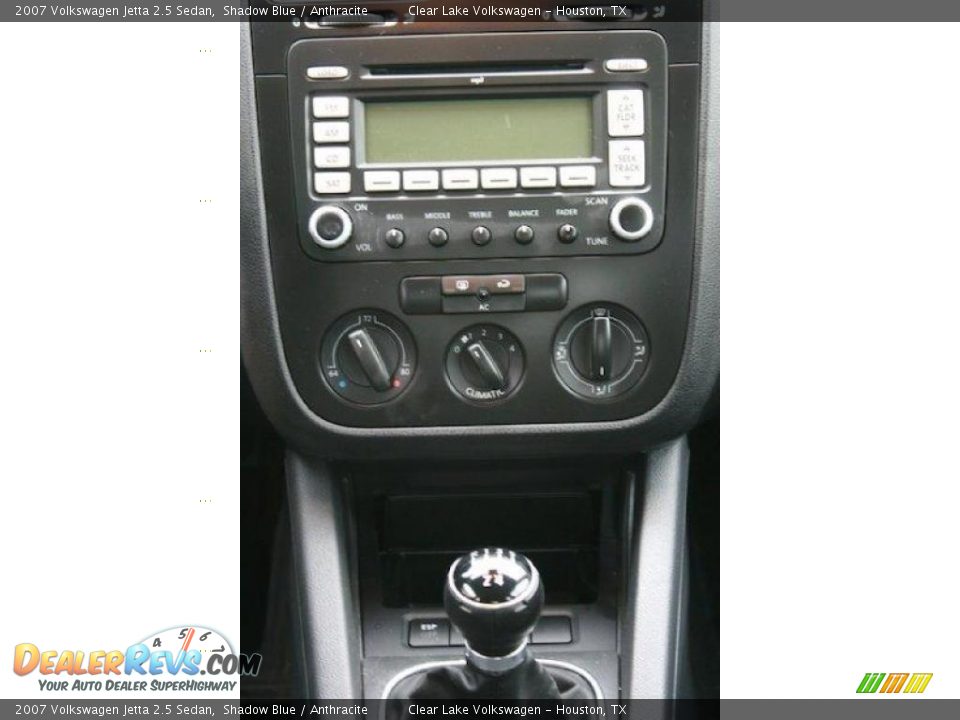 2007 Volkswagen Jetta 2.5 Sedan Shadow Blue / Anthracite Photo #23