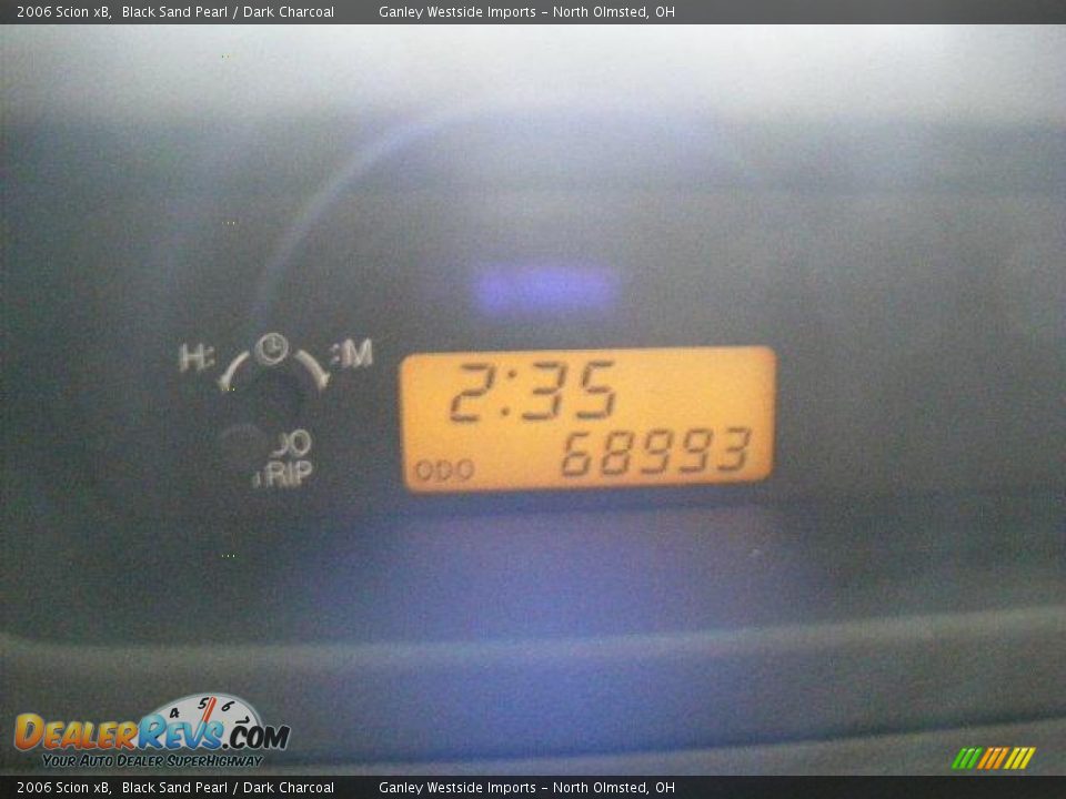 2006 Scion xB Black Sand Pearl / Dark Charcoal Photo #17
