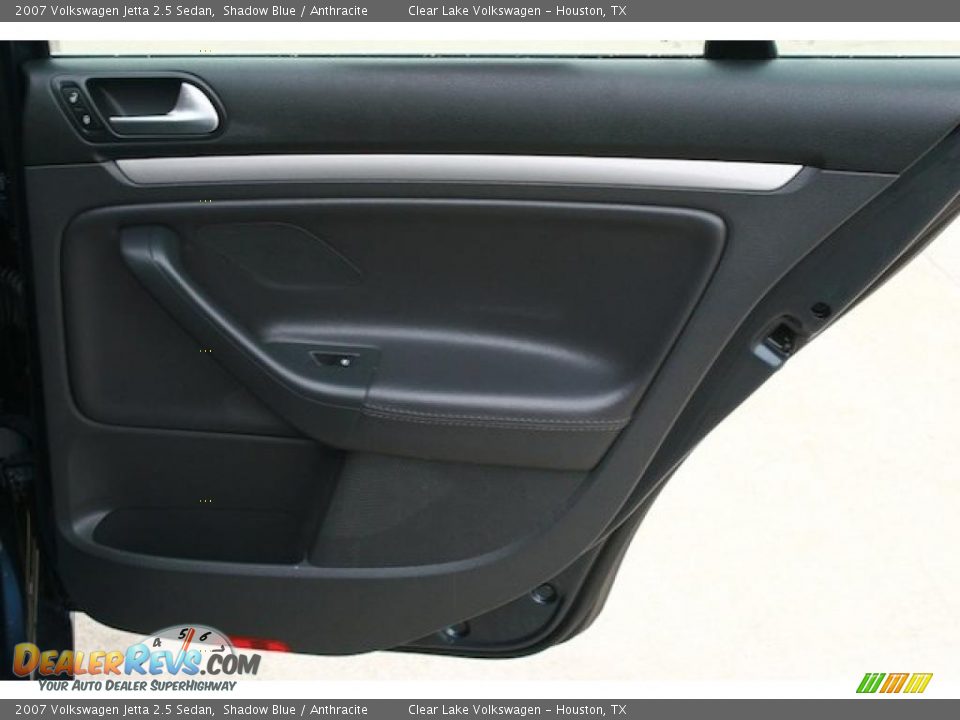 2007 Volkswagen Jetta 2.5 Sedan Shadow Blue / Anthracite Photo #25