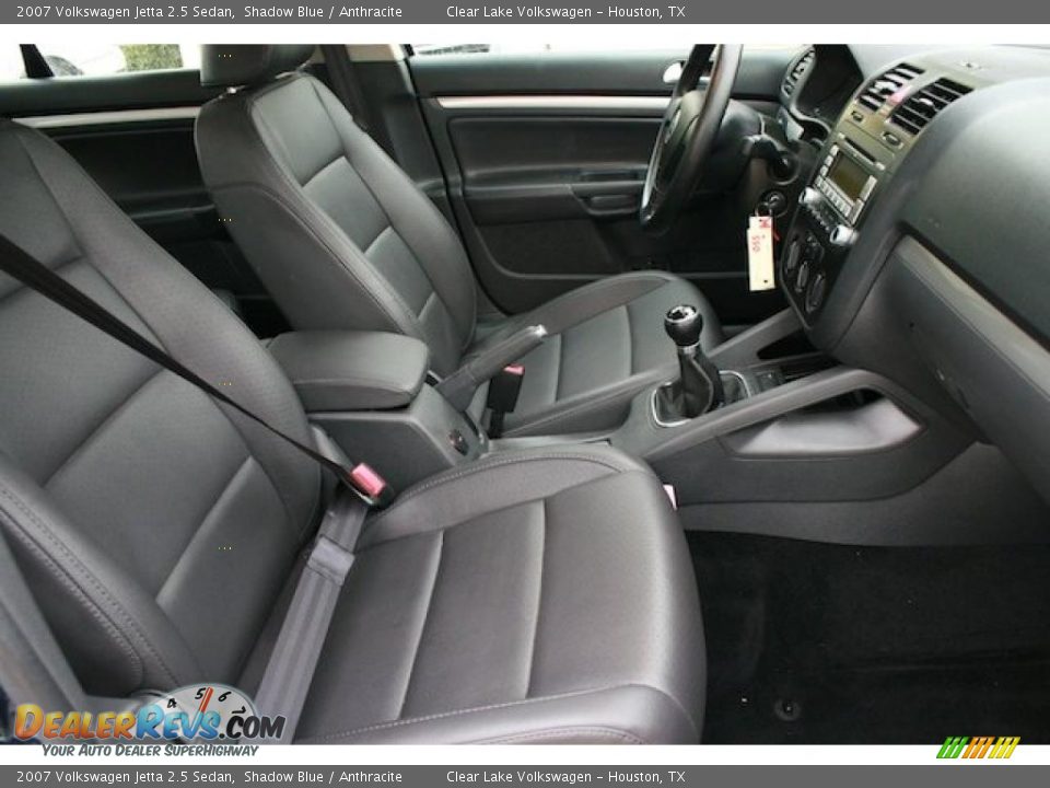 2007 Volkswagen Jetta 2.5 Sedan Shadow Blue / Anthracite Photo #30