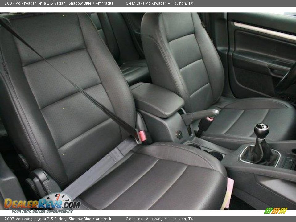 2007 Volkswagen Jetta 2.5 Sedan Shadow Blue / Anthracite Photo #32