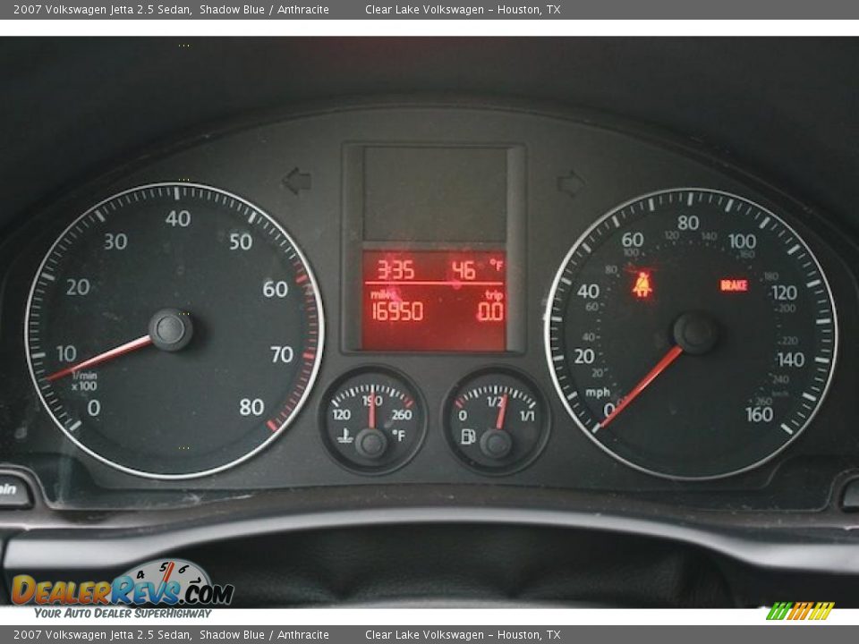 2007 Volkswagen Jetta 2.5 Sedan Shadow Blue / Anthracite Photo #33