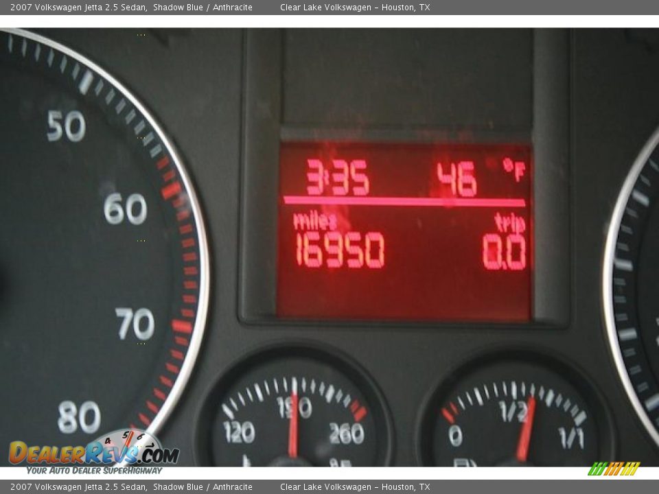 2007 Volkswagen Jetta 2.5 Sedan Shadow Blue / Anthracite Photo #34
