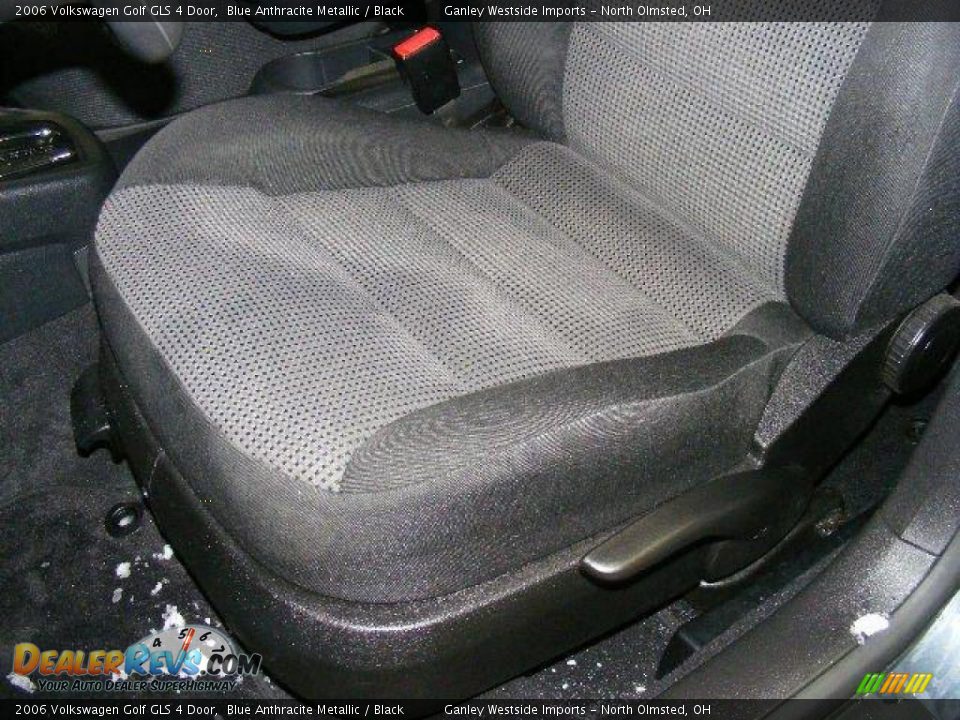2006 Volkswagen Golf GLS 4 Door Blue Anthracite Metallic / Black Photo #10