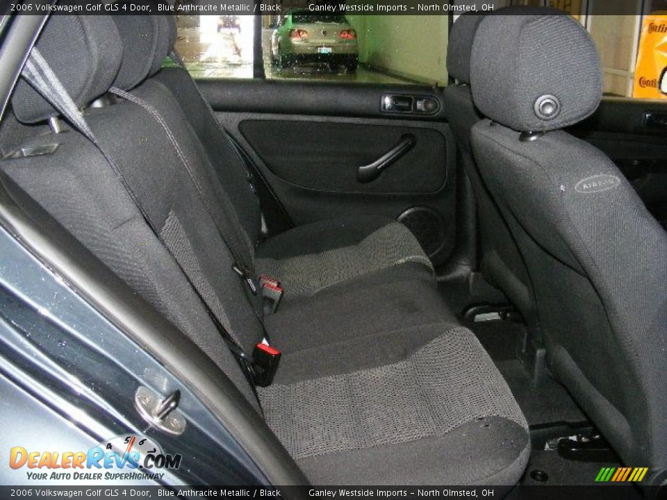 2006 Volkswagen Golf GLS 4 Door Blue Anthracite Metallic / Black Photo #12