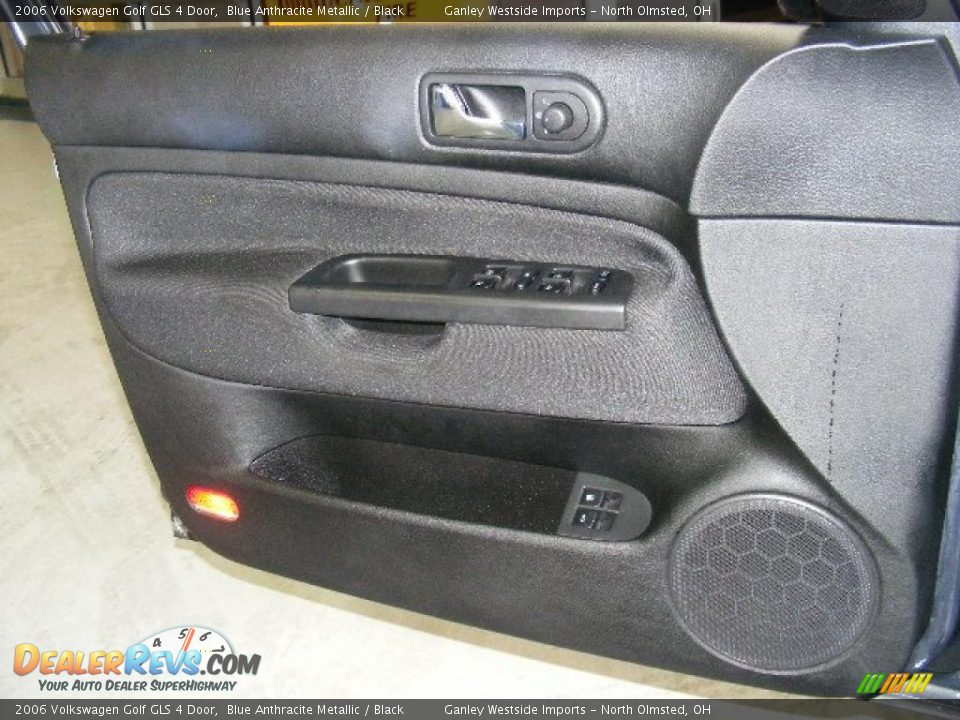 2006 Volkswagen Golf GLS 4 Door Blue Anthracite Metallic / Black Photo #19