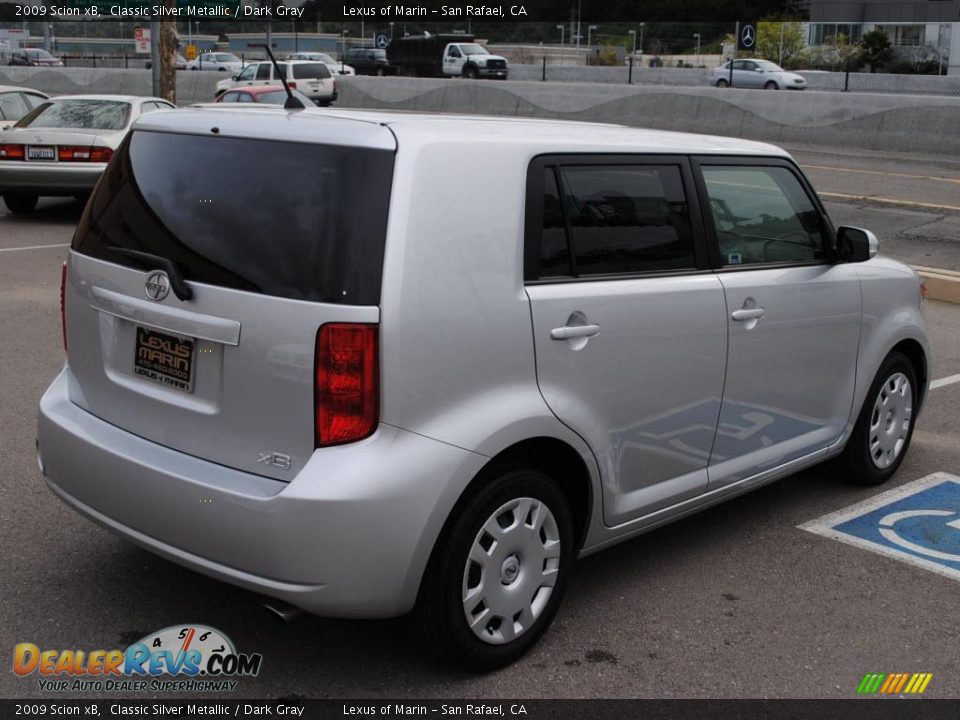 2009 Scion xB Classic Silver Metallic / Dark Gray Photo #2