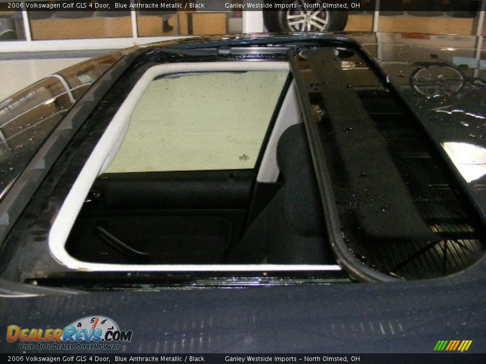 2006 Volkswagen Golf GLS 4 Door Blue Anthracite Metallic / Black Photo #20