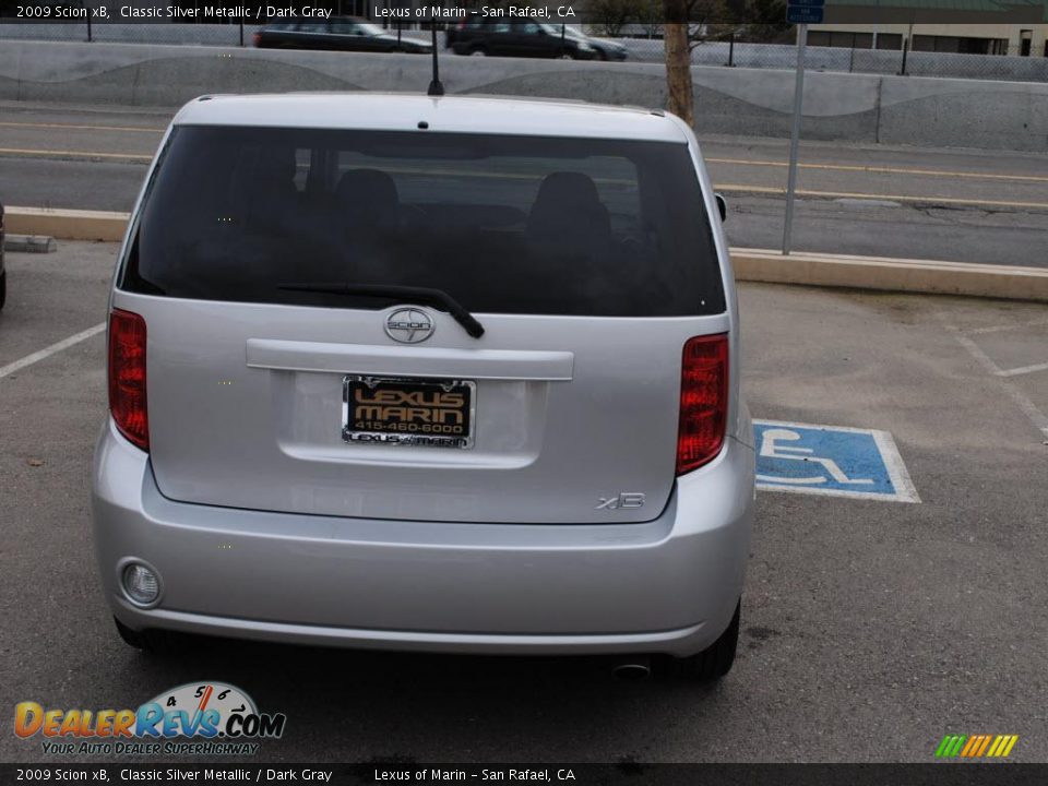 2009 Scion xB Classic Silver Metallic / Dark Gray Photo #3
