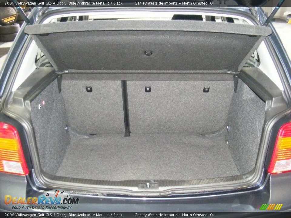 2006 Volkswagen Golf GLS 4 Door Blue Anthracite Metallic / Black Photo #21