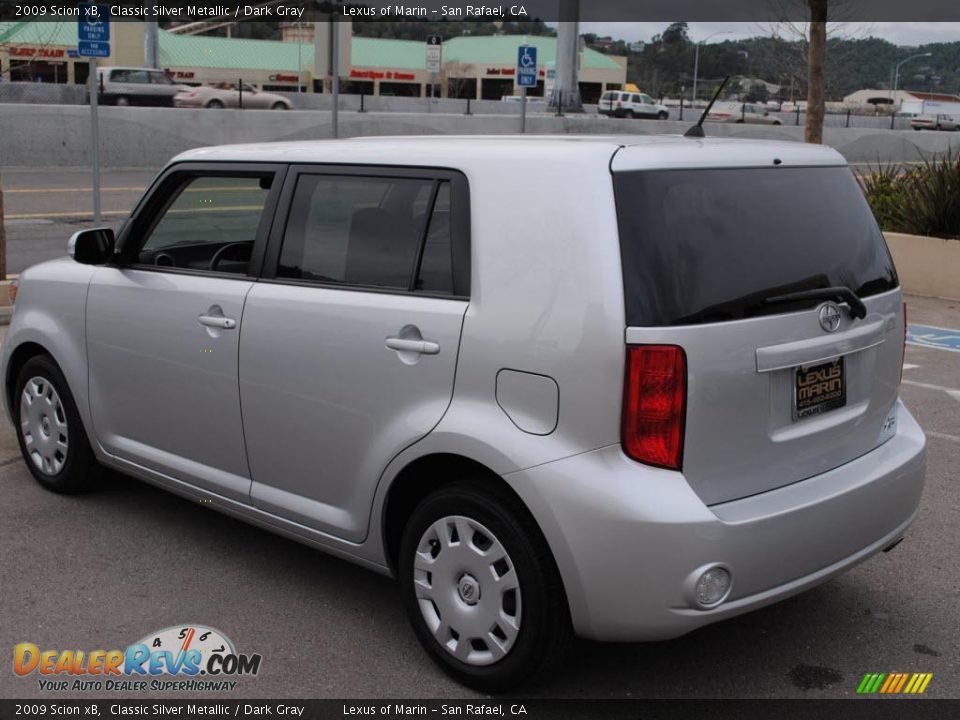 2009 Scion xB Classic Silver Metallic / Dark Gray Photo #4