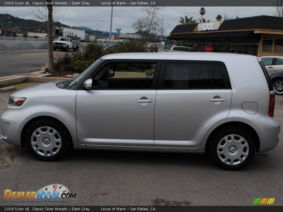 2009 Scion xB Classic Silver Metallic / Dark Gray Photo #5