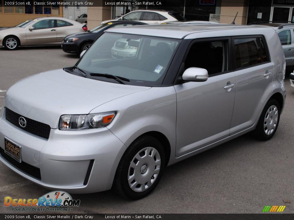 2009 Scion xB Classic Silver Metallic / Dark Gray Photo #6