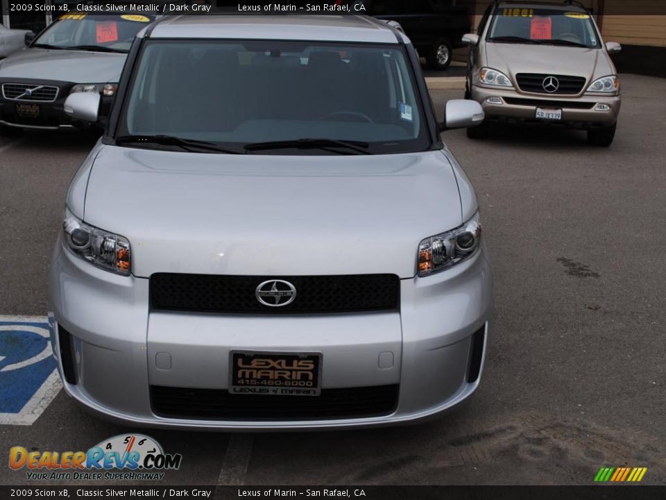 2009 Scion xB Classic Silver Metallic / Dark Gray Photo #7