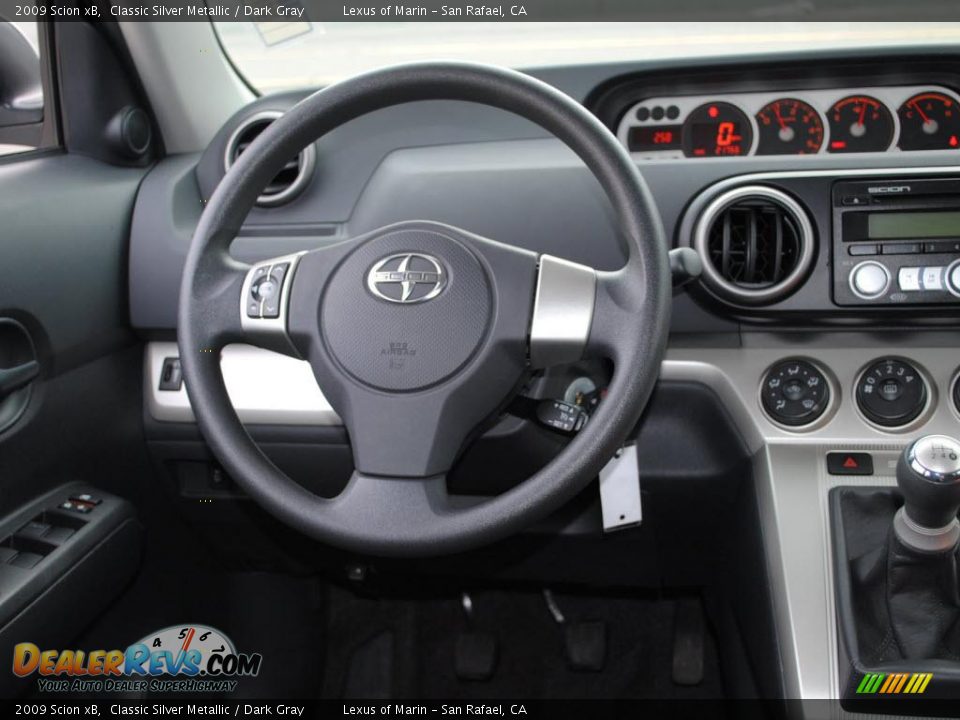 2009 Scion xB Classic Silver Metallic / Dark Gray Photo #11