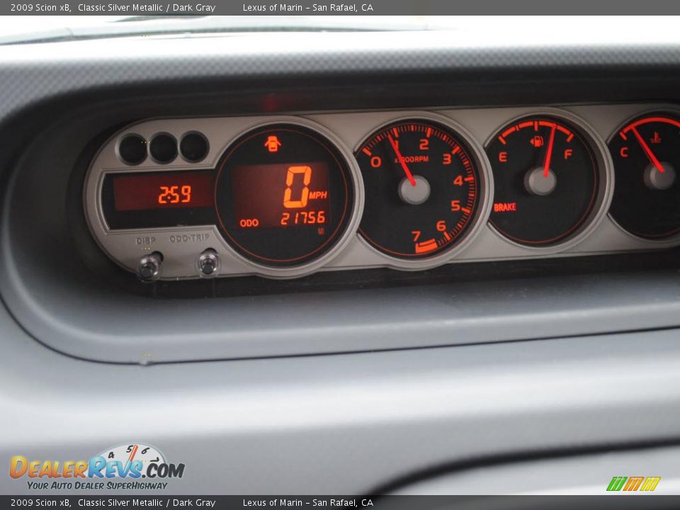 2009 Scion xB Classic Silver Metallic / Dark Gray Photo #17