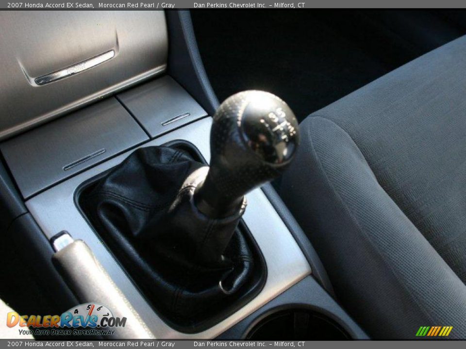 2007 Honda Accord EX Sedan Moroccan Red Pearl / Gray Photo #11