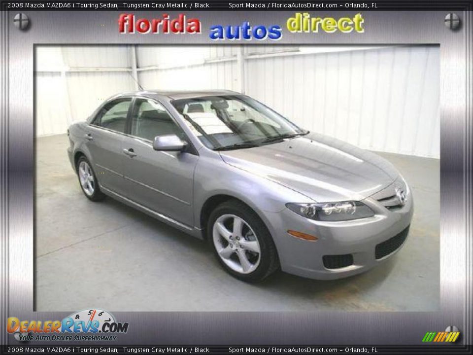 2008 Mazda MAZDA6 i Touring Sedan Tungsten Gray Metallic / Black Photo #1