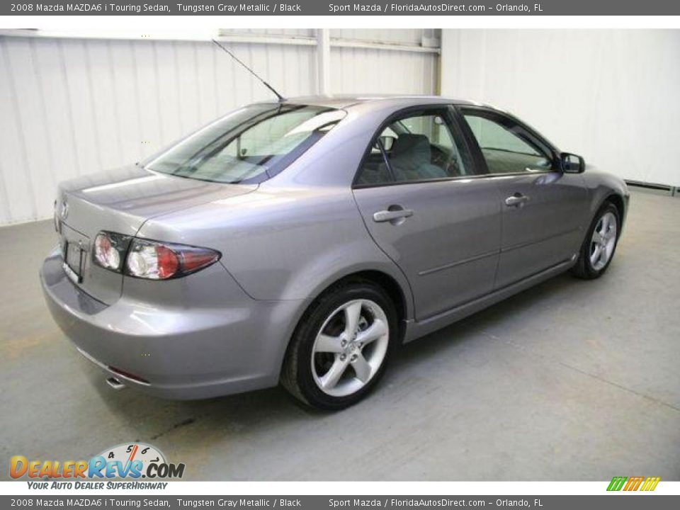 2008 Mazda MAZDA6 i Touring Sedan Tungsten Gray Metallic / Black Photo #5