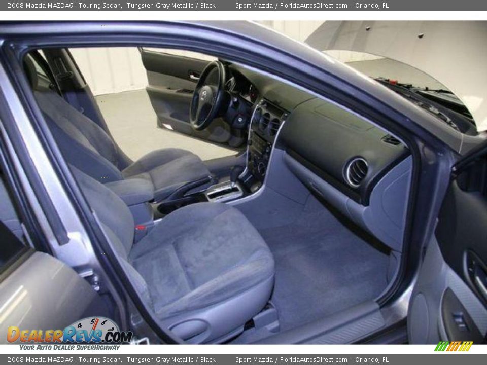 2008 Mazda MAZDA6 i Touring Sedan Tungsten Gray Metallic / Black Photo #9