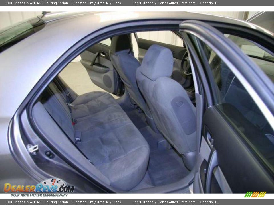2008 Mazda MAZDA6 i Touring Sedan Tungsten Gray Metallic / Black Photo #10