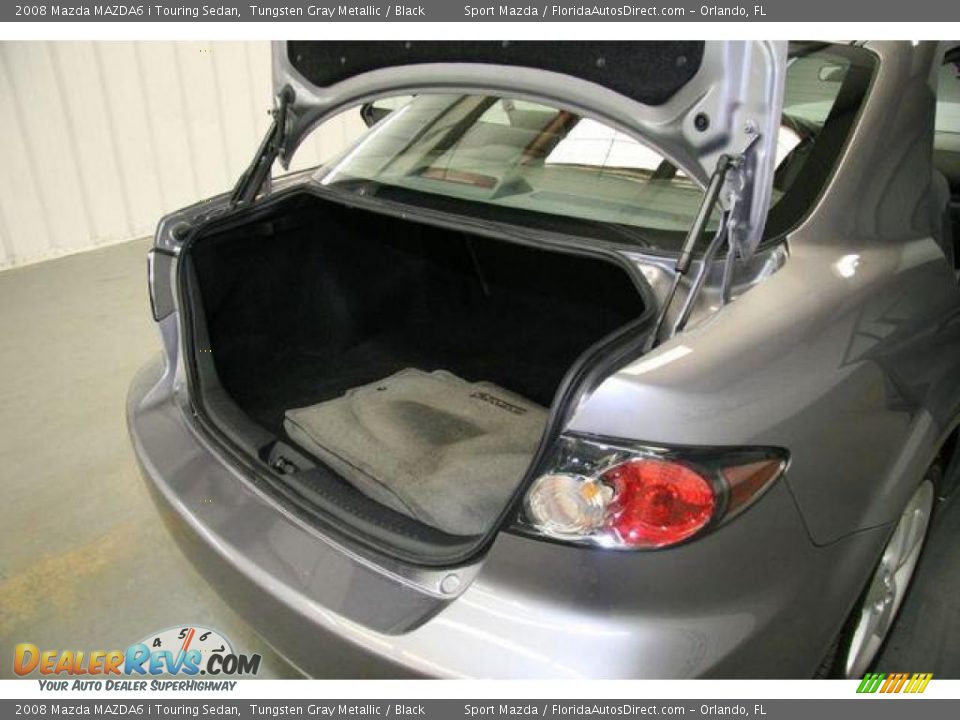 2008 Mazda MAZDA6 i Touring Sedan Tungsten Gray Metallic / Black Photo #11