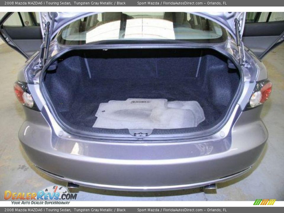 2008 Mazda MAZDA6 i Touring Sedan Tungsten Gray Metallic / Black Photo #12