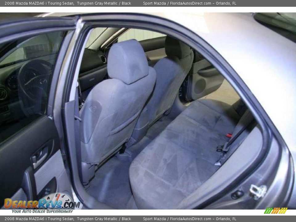 2008 Mazda MAZDA6 i Touring Sedan Tungsten Gray Metallic / Black Photo #13