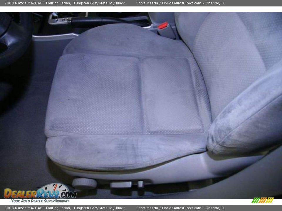 2008 Mazda MAZDA6 i Touring Sedan Tungsten Gray Metallic / Black Photo #15