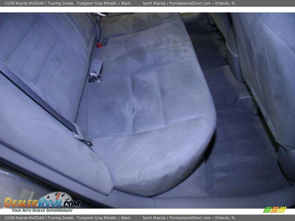2008 Mazda MAZDA6 i Touring Sedan Tungsten Gray Metallic / Black Photo #17