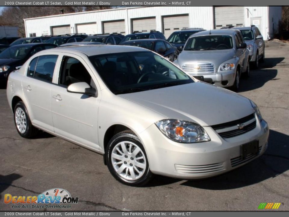 2009 Chevrolet Cobalt LT Sedan Gold Mist Metallic / Ebony Photo #3