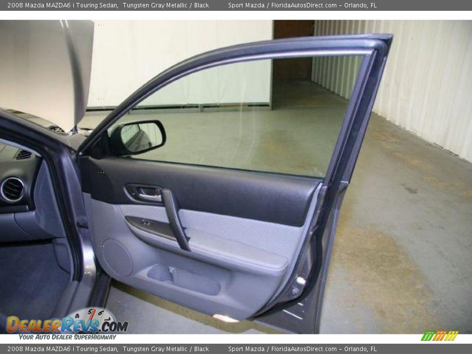 2008 Mazda MAZDA6 i Touring Sedan Tungsten Gray Metallic / Black Photo #19