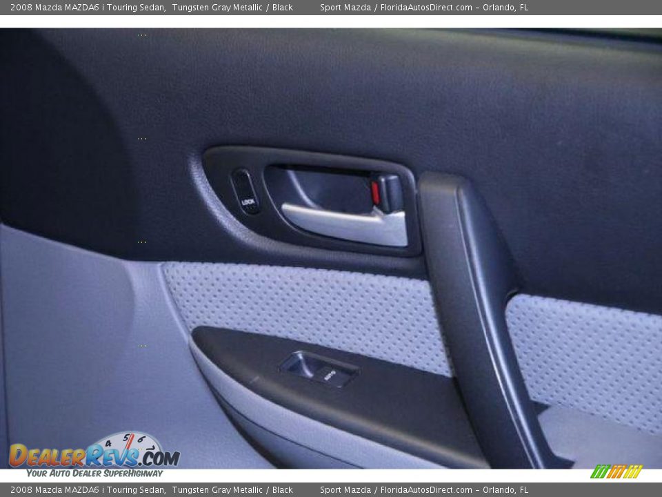 2008 Mazda MAZDA6 i Touring Sedan Tungsten Gray Metallic / Black Photo #20