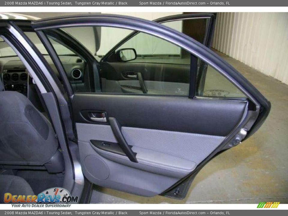 2008 Mazda MAZDA6 i Touring Sedan Tungsten Gray Metallic / Black Photo #21