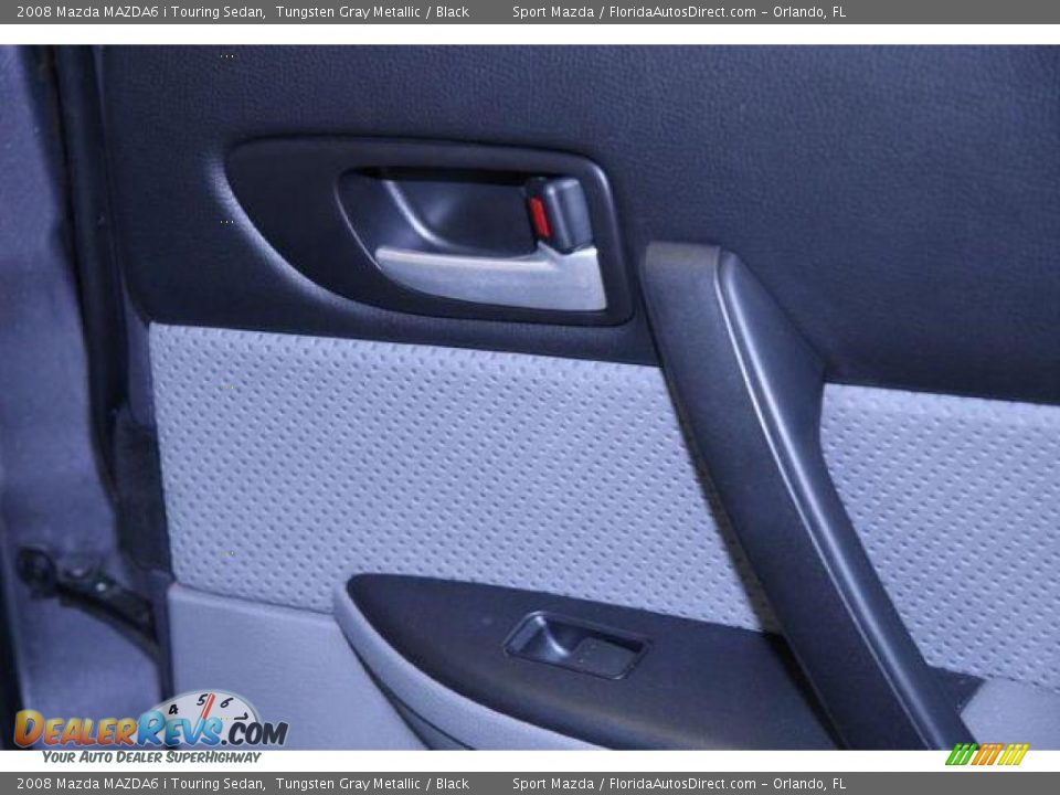 2008 Mazda MAZDA6 i Touring Sedan Tungsten Gray Metallic / Black Photo #22
