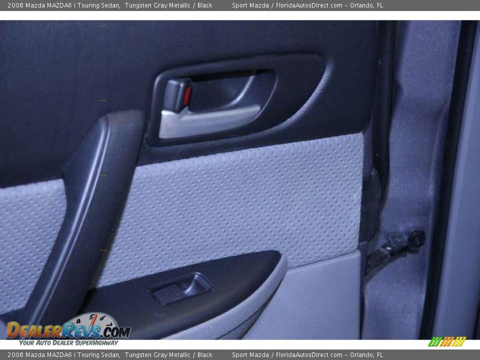 2008 Mazda MAZDA6 i Touring Sedan Tungsten Gray Metallic / Black Photo #24