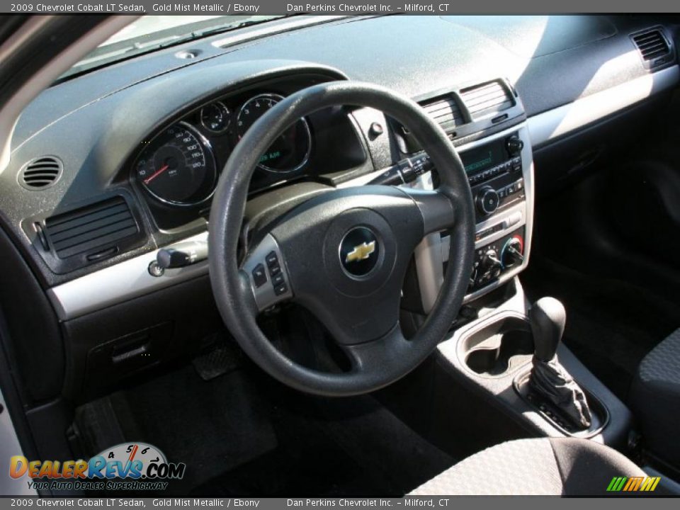2009 Chevrolet Cobalt LT Sedan Gold Mist Metallic / Ebony Photo #9