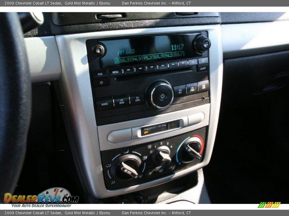2009 Chevrolet Cobalt LT Sedan Gold Mist Metallic / Ebony Photo #10