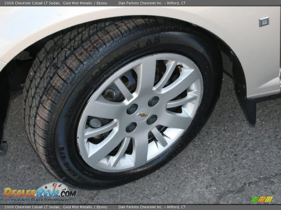 2009 Chevrolet Cobalt LT Sedan Gold Mist Metallic / Ebony Photo #11