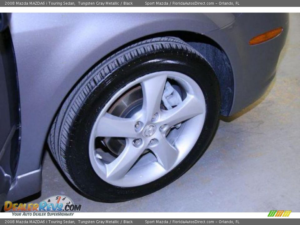 2008 Mazda MAZDA6 i Touring Sedan Tungsten Gray Metallic / Black Photo #31