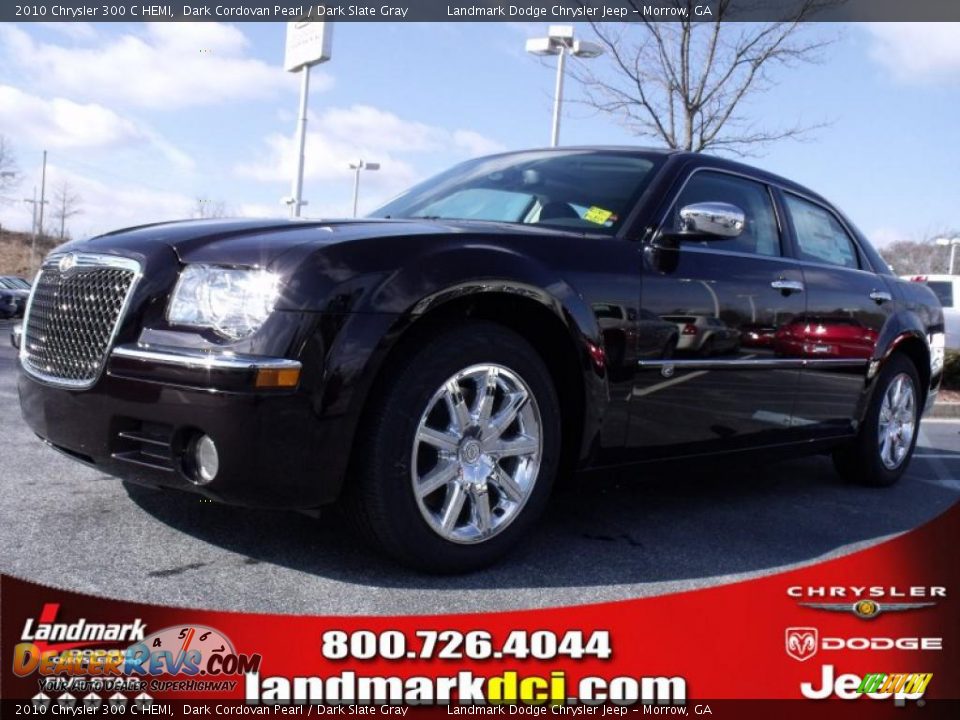 2010 Chrysler 300 C HEMI Dark Cordovan Pearl / Dark Slate Gray Photo #1