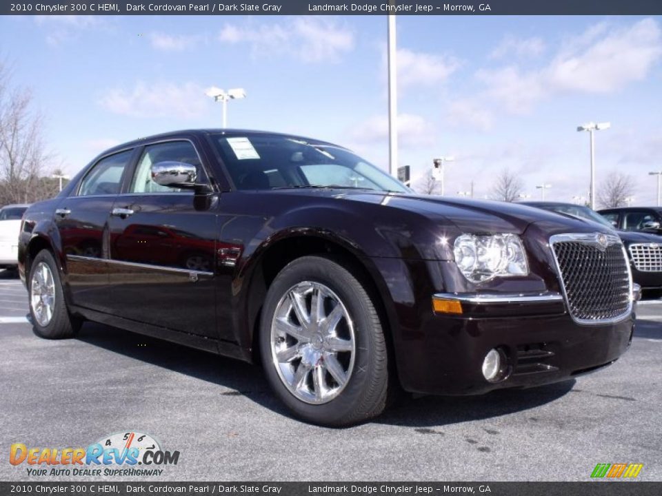 2010 Chrysler 300 C HEMI Dark Cordovan Pearl / Dark Slate Gray Photo #4
