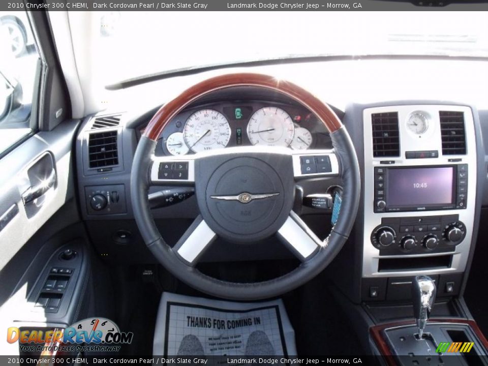 2010 Chrysler 300 C HEMI Dark Cordovan Pearl / Dark Slate Gray Photo #12