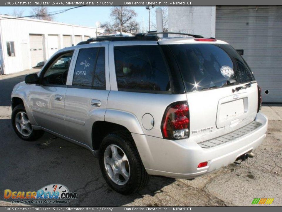 2006 Chevrolet TrailBlazer LS 4x4 Silverstone Metallic / Ebony Photo #8